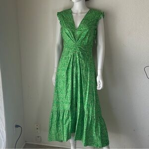 DEREK LAM 10 CROSBY
​Kris Paisley Cotton Maxi Dress